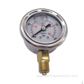 stainless steel liquid water filled pressure gauge manometer